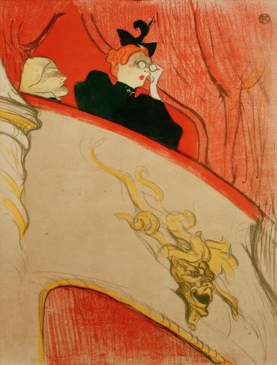 Logen på Golden Mascaron av Henri de Toulouse Lautrec
