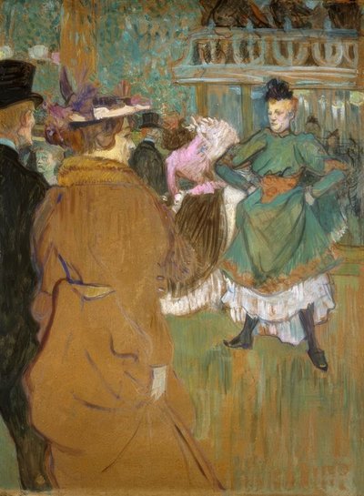 La Quadrille vid Moulin-Rouge av Henri de Toulouse Lautrec