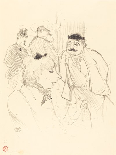 Stjälken (Moulin Rouge) av Henri de Toulouse Lautrec