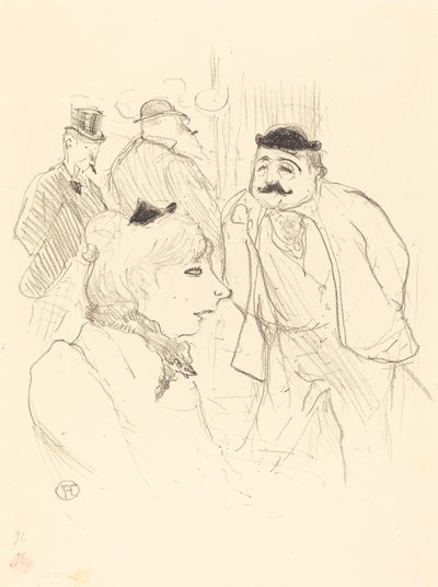 Moulin-Rouge-stammen, 1894. av Henri de Toulouse Lautrec