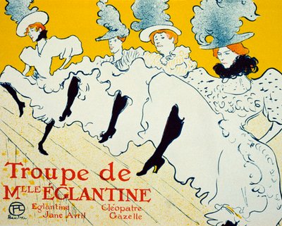 Miss Eglantines trupp, 1896. av Henri de Toulouse Lautrec