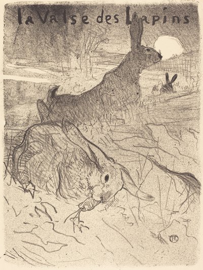 Kaninernas vals av Henri de Toulouse Lautrec