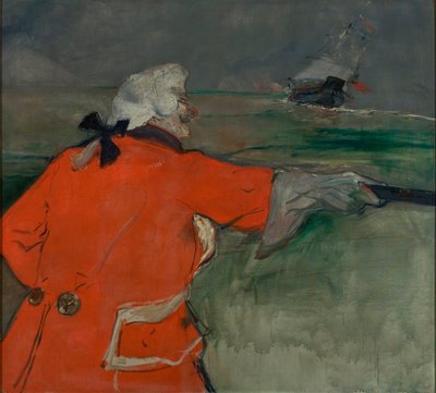 Der Admiral Viaud (Paul Viaud im Admiral-Kostüm) von Henri de Toulouse Lautrec