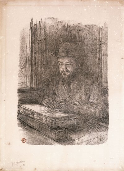 Den gode gravören, Adolphe Albert, 1898 av Henri de Toulouse Lautrec