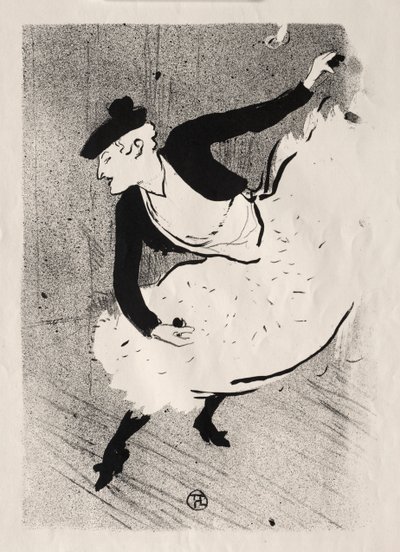 Café-konserten: Edmée Lescot, 1893. av Henri de Toulouse Lautrec