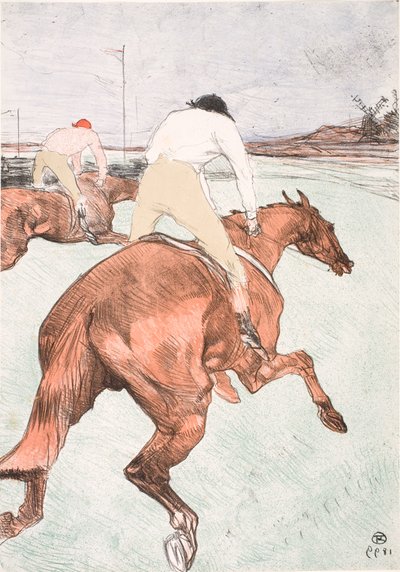Jockeyn av Henri de Toulouse Lautrec