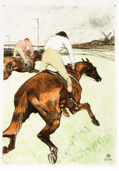 Jockeyn, 1899 av Henri de Toulouse Lautrec