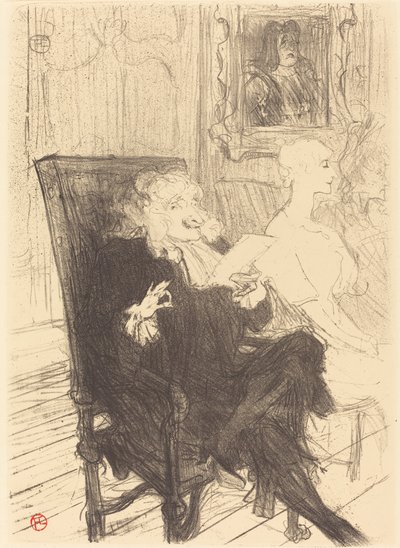 Leloir och Moreno i lärda kvinnor Leloir och Moreno i lärda kvinnor, 1894. av Henri de Toulouse Lautrec