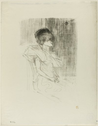 Långivaren sitter av Henri de Toulouse Lautrec
