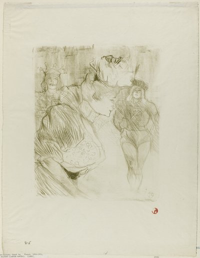 Långivaren tar en pilbåge av Henri de Toulouse Lautrec