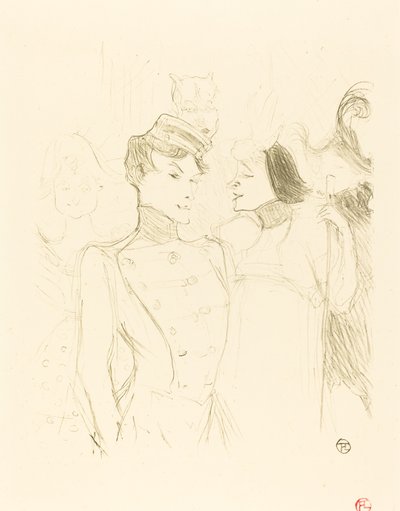 Lender och Lavalliere Lender och Lavalliere, 1895. av Henri de Toulouse Lautrec