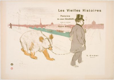 Gamla berättelser, omslag av Henri de Toulouse Lautrec