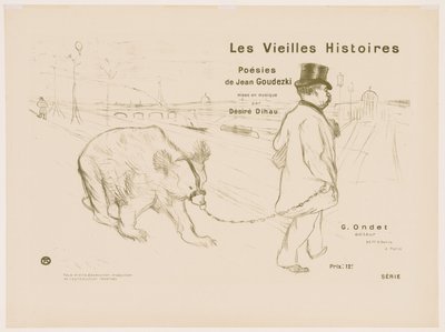 The Old Stories: Cover - Frontispice av Henri de Toulouse Lautrec