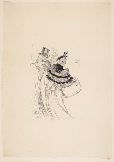 De gamla herrarna av Henri de Toulouse Lautrec