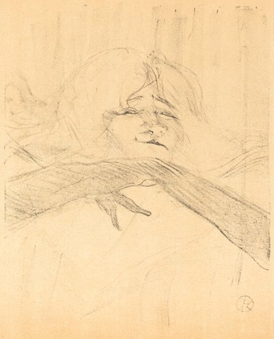 "Dröja kvar, längre, tjata" av Henri de Toulouse Lautrec