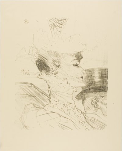 Louise Balthy, från Treize Lithographies av Henri de Toulouse Lautrec