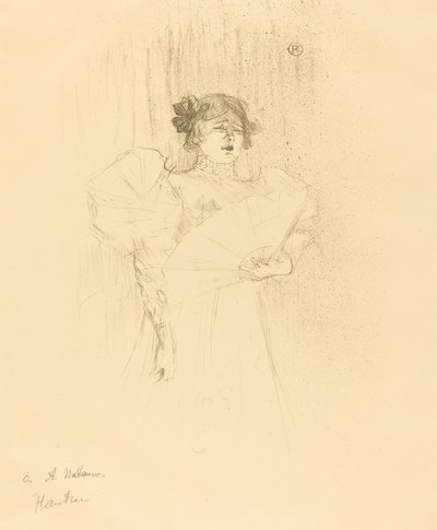 Luce Myres Full Face Luce Myrès, hel ansikte, 1895. av Henri de Toulouse Lautrec