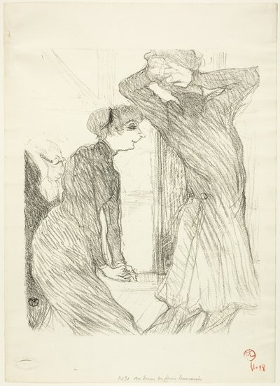 Lugné-Poé och Bady, i "Above Human Forces" av Henri de Toulouse Lautrec