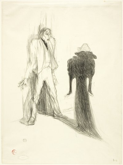 Lugné-Poé, i bild av Henri de Toulouse-Lautrec