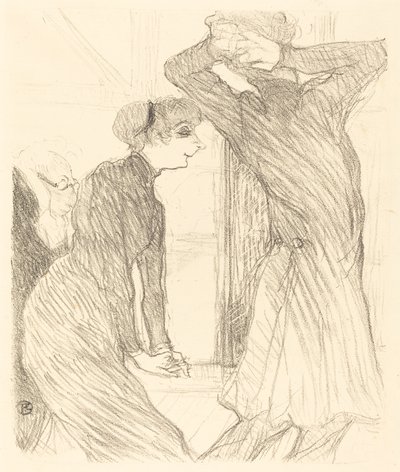 Lugne Poe och Baldy i Above Human Forces Lugne Poe och Baldy i..., 1894. av Henri de Toulouse Lautrec