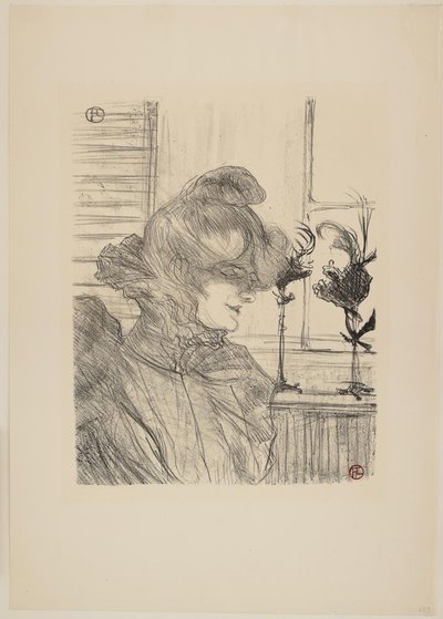 Madame Le Margoin, mjölnare av Henri de Toulouse Lautrec