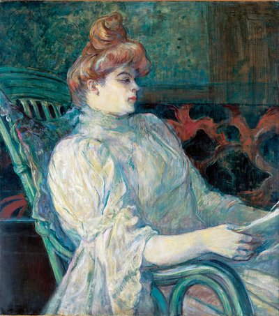 Madame Marthe X. i Bordeaux av Toulouse Lautrec, Henri, de (1864-1901) av Henri de Toulouse Lautrec