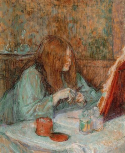 Madame Poupoule på hennes toalett av Henri de Toulouse Lautrec