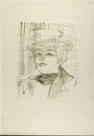 Madame Rejane av Henri de Toulouse-Lautrec