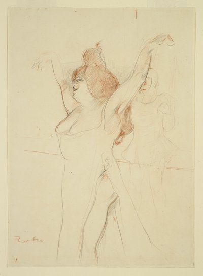 Mademoiselle Cocyle som Helena av Troja i La Belle Helene av Henri de Toulouse Lautrec
