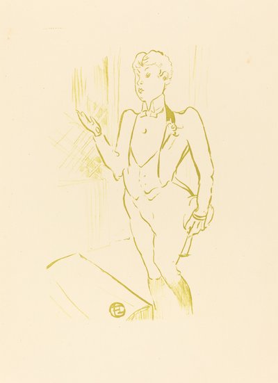 Mary Hamilton, 1893. av Henri de Toulouse Lautrec
