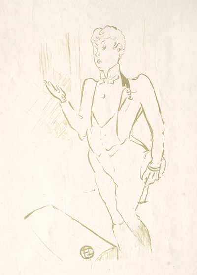 Mary Hamilton, 1893. av Henri de Toulouse Lautrec