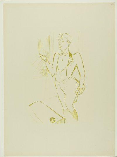 Mary Hamilton, från Le Café-Concert av Henri de Toulouse Lautrec
