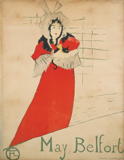 May Belfort affisch av Henri de Toulouse Lautrec