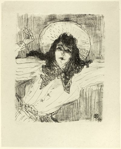 May Belfort, från Treize Lithographies av Henri de Toulouse Lautrec