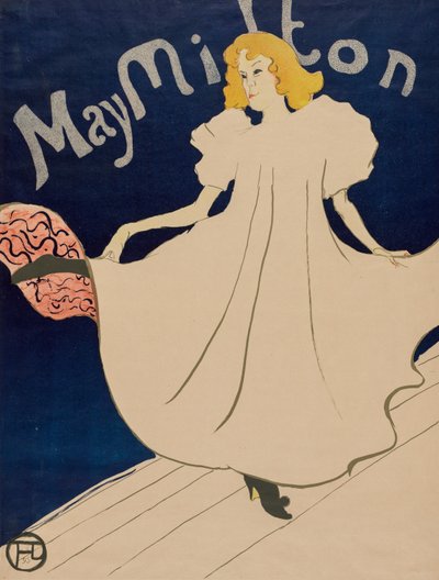 May Milton av Henri de Toulouse-Lautrec