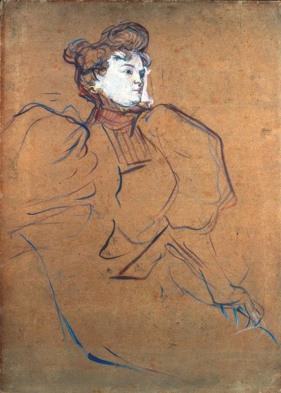 Misia Natanson av Henri de Toulouse Lautrec