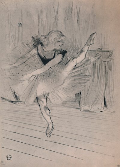 Miss Ida Heath, engelsk dansare, ca 1894, 1946. av Henri de Toulouse Lautrec