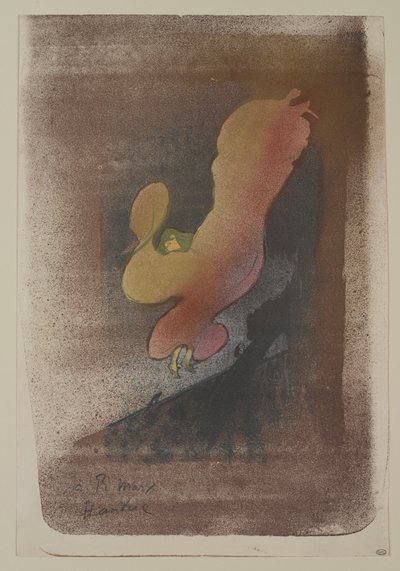 Miss Loïe Fuller, 1893 (färglitografi på vävt papper) av Henri de Toulouse Lautrec
