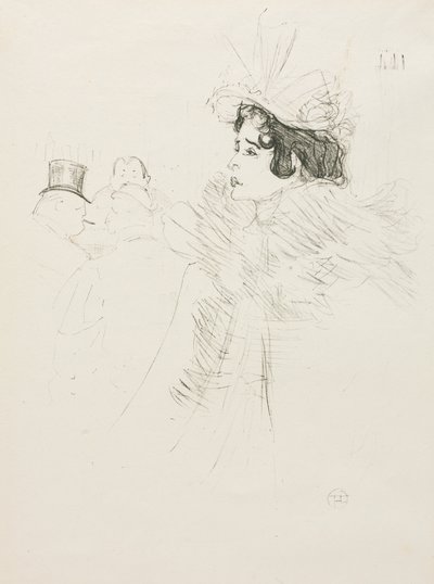 Miss May Belfort, 1895. av Henri de Toulouse Lautrec
