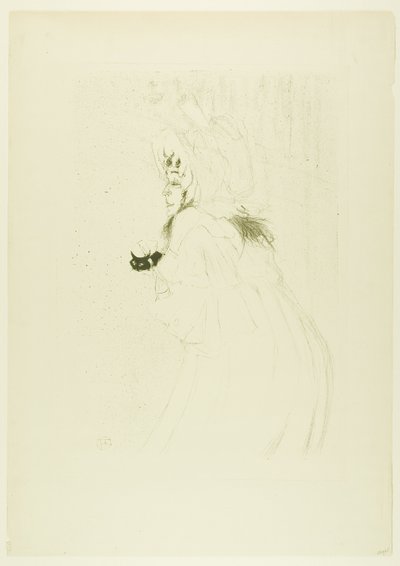 Miss May Belfort tar en pilbåge av Henri de Toulouse Lautrec