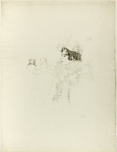 Miss May Belfort på baren Achille av Henri de Toulouse Lautrec