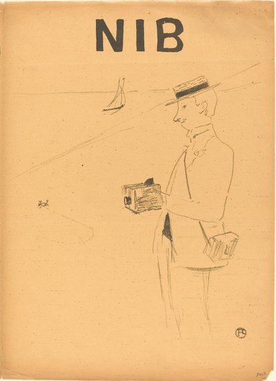 Nib eller amatörfotografen [höger fram] av Henri de Toulouse Lautrec