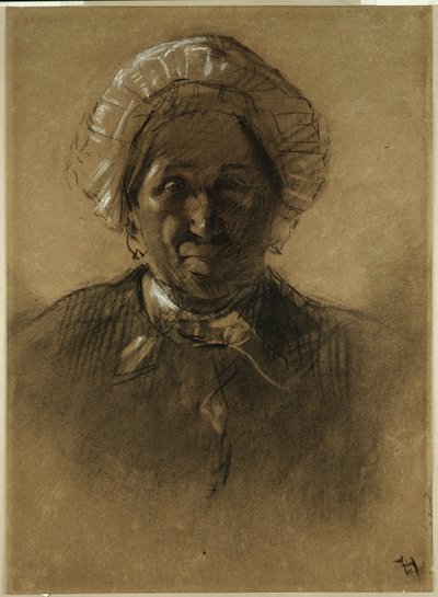 Gammal kvinna av Henri de Toulouse Lautrec