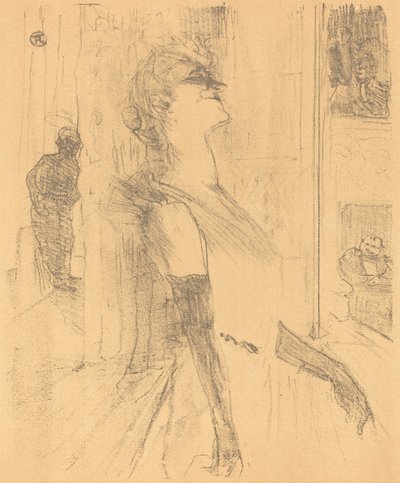 På scenen På scenen, 1898. av Henri de Toulouse Lautrec