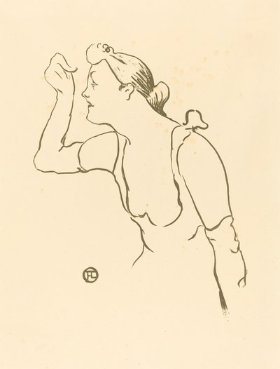 Paula Brebion av Henri de Toulouse Lautrec