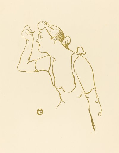 Paula Brebion, 1893. av Henri de Toulouse Lautrec