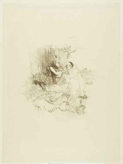 Picknick av Henri de Toulouse Lautrec