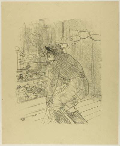 Polin, från Treize Lithographies av Henri de Toulouse Lautrec