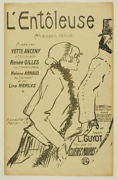 Stackars Street-Walker! av Henri de Toulouse Lautrec