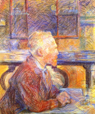 Porträt des Vincent van Gogh av Henri de Toulouse Lautrec